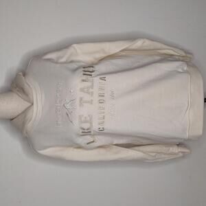 NWT Ultra Flirt Women's Cream/Trend Fleece Lake Tahoe Hoodie Size L